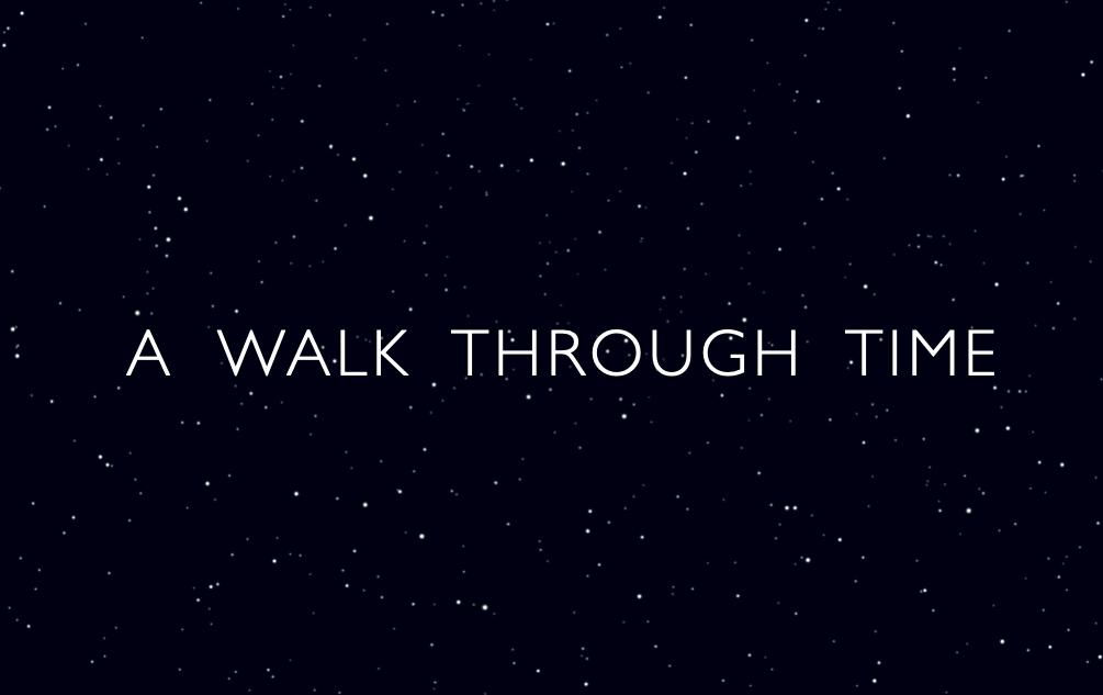 A Walk Through Time — title card